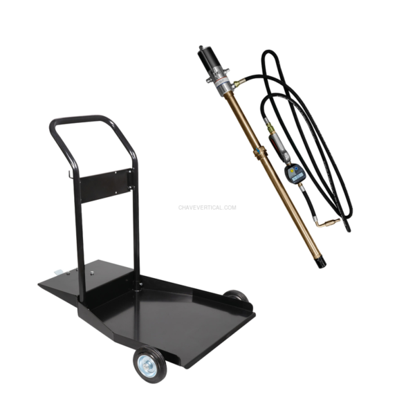 50935 Kit Bomba Óleo para Tambor de Óleo+mangueira+pistola Óleo Digital+ 50924 Carro Porta Bidões JBM