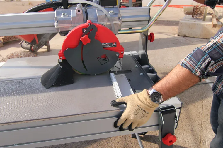 Cortador Manual de Ladrilhos e Azulejos RUBI Cortador Eléctrico Ds-250 1300 Laser&level 380V 50HZ 3F