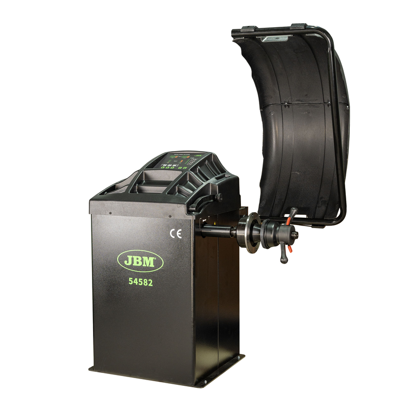 54582 Equilibradora Digital de Rodas + 54581 Máquina de Montar e Desmontar Semiautomática JBM