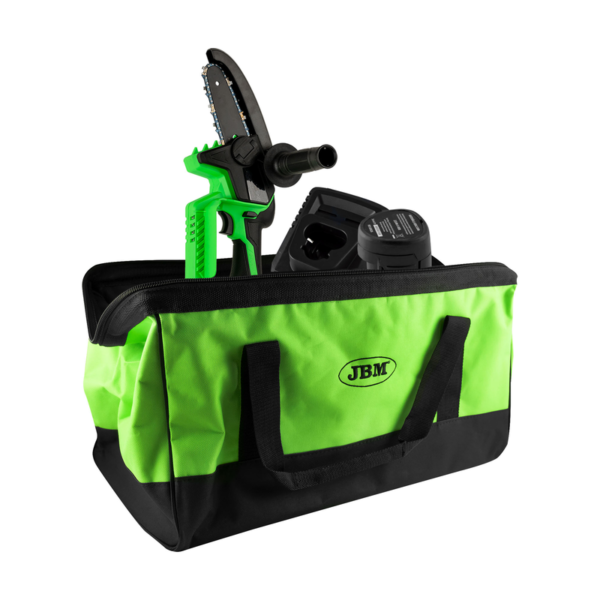 60056 Mini Serra de 12V + 60025 Carregador 12V+ 60026 Bateria Li-ion 2.0AH + 53782 Bolsa JBM