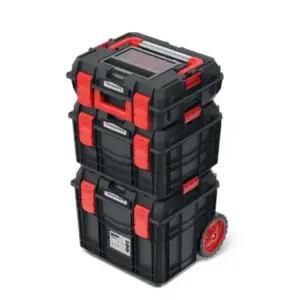 Conjunto de Caixas de Armazenamento com Rodas KISTENBERG KXCAS454085 45x38x84,5 cm C Block