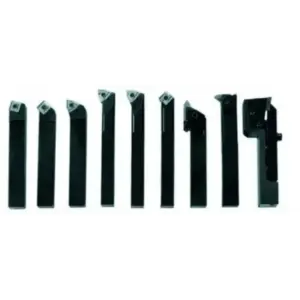 Jogo de 9 Ferros com Pastilhas para Torno POWERED 10×10 mm