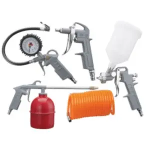 Kit de 5 Peças para Ar Comprimido POWERED