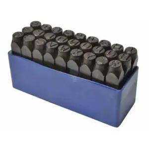 Abecedário de Marcação POWERED 8 mm 27 Peças