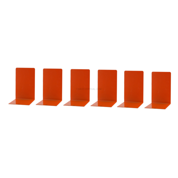 Acessório para Arquivo Apara-Livros 6UND METÁLICO 160X120X120 Laranja