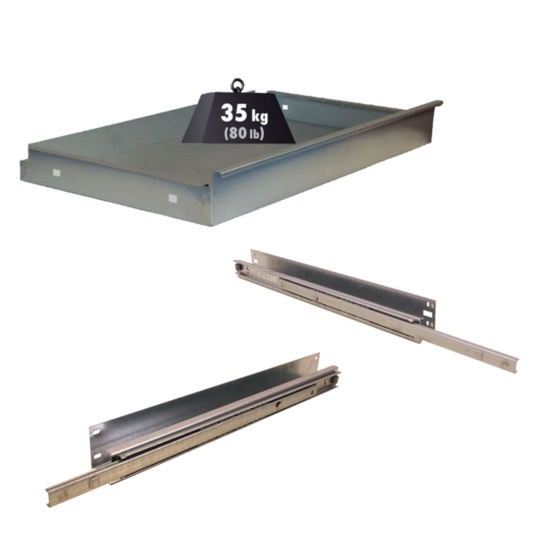 Acessório para Bancada de Trabalho Gaveta BT6 1075MM Galvanizado + GUIAS TELESCOPICAS - 110 x 1075 x 590 mm