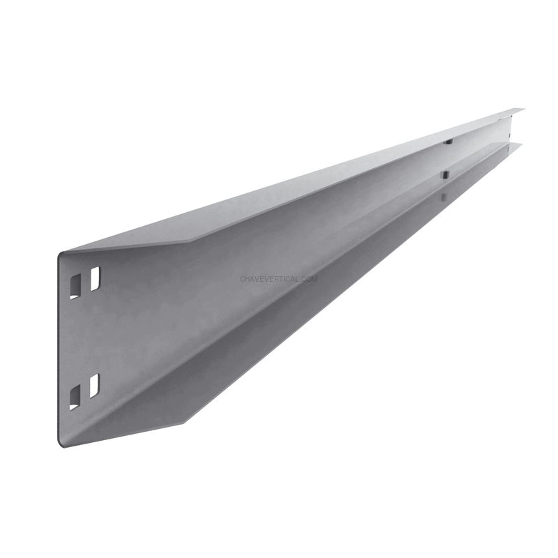 Acessório para Bancada de Trabalho LARGUERO TALLER U122 1200 Cinzento - 1200 x 69 x 30 mm