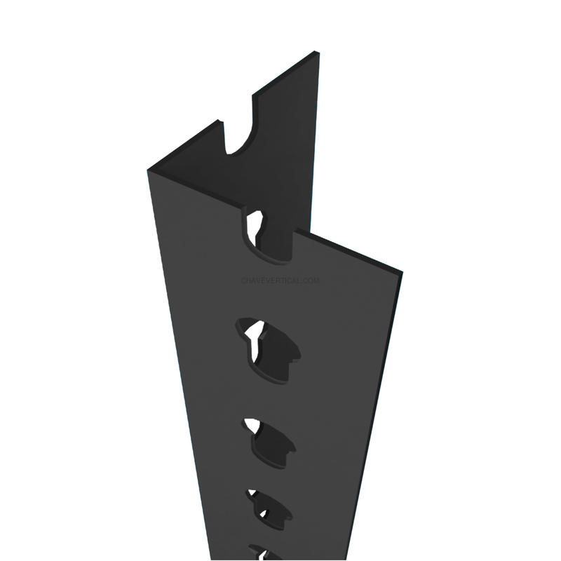 Acessório para Bancada de Trabalho PERFIL STALLER P/50 2000 Antracite - 2000 x 48,5 x 48,5 mm