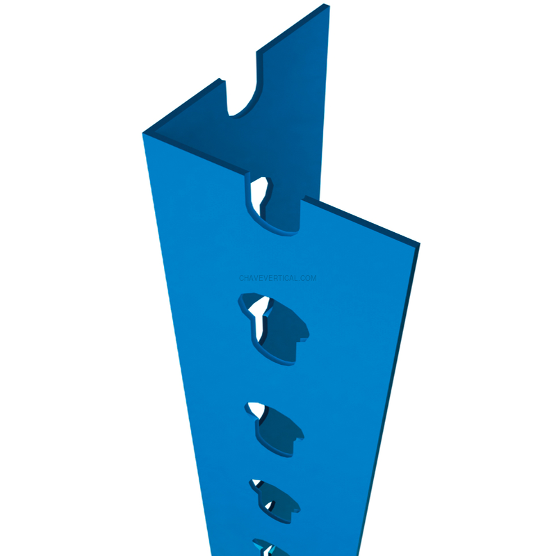 Acessório para Bancada de Trabalho PERFIL STALLER P/50 2000 AZUL - 2000 x 48,5 x 48,5 mm