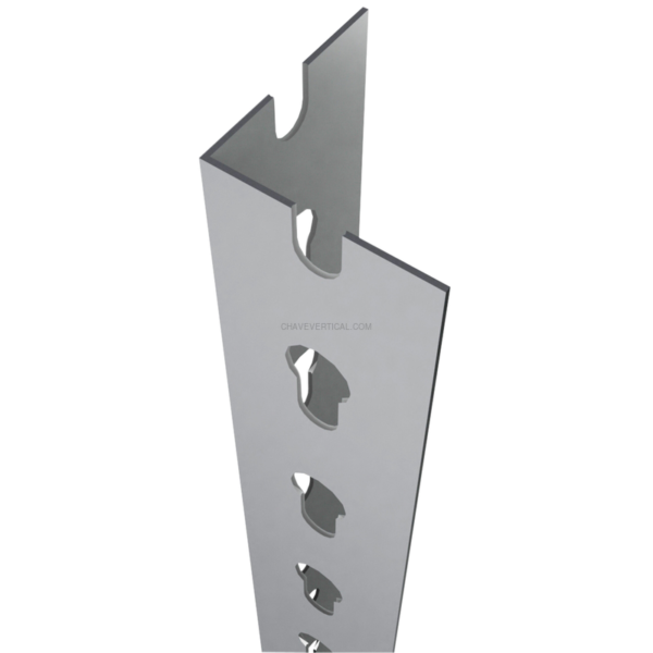 Acessório para Bancada de Trabalho PERFIL STALLER P/50 3000 Cinzento - 3000 x 48,5 x 48,5 mm