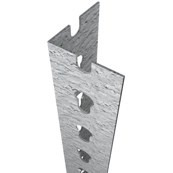 Acessório para Bancada de Trabalho PERFIL STALLER P/50 3500 Galvanizado - 3500 x 48,5 x 48,5 mm