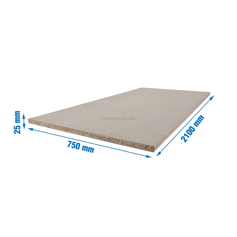 Acessório para Bancada de Trabalho Tampo de Bancada Aglomerado 25X2100X750 mm - 12 x 2100 x 750 mm