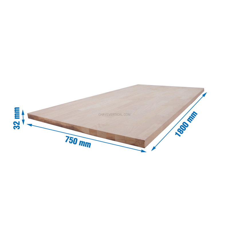 Acessório para Bancada de Trabalho Tampo de Bancada ALISTONADO HAYA 32X1800X750 mm