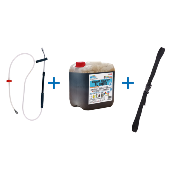 Acessório para Equipamento de Segurança ECOFIRE IND0005 PACK INDUSTRY 5L + HIDRONETA + CINCH - 1100 x 235 x 188 mm
