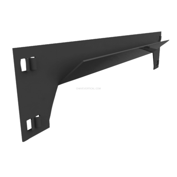 Acessório para Sistema de Arrumação LARGUERO SCLICK 1200 Antracite - 1200 x 57 x 32 mm