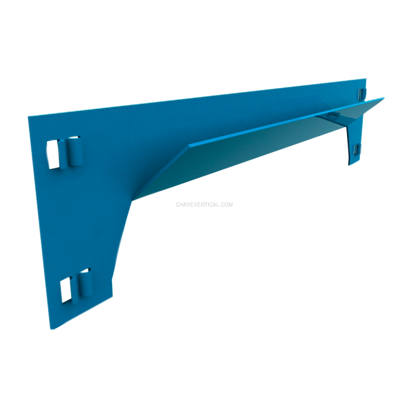 Acessório para Sistema de Arrumação LARGUERO SCLICK 700 AZUL - 700 x 57 x 32 mm