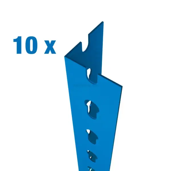 Acessório para Sistema de Arrumação PACK 10 PERFIL SCLICK P/35 1500 AZUL - 1500 x 40 x 40 mm