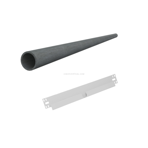 Acessório para Sistema de Arrumação PACK 2 COLG.BARRA SCLICK Branco + BARRA 1500 mm - 1500 x 75 x 65 mm