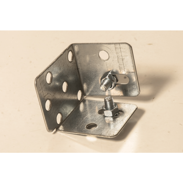 Acessório para Sistema de Arrumação Pé Metálico + 2 Parafusos M8 + Porcas - 55 x 65 x 55 mm