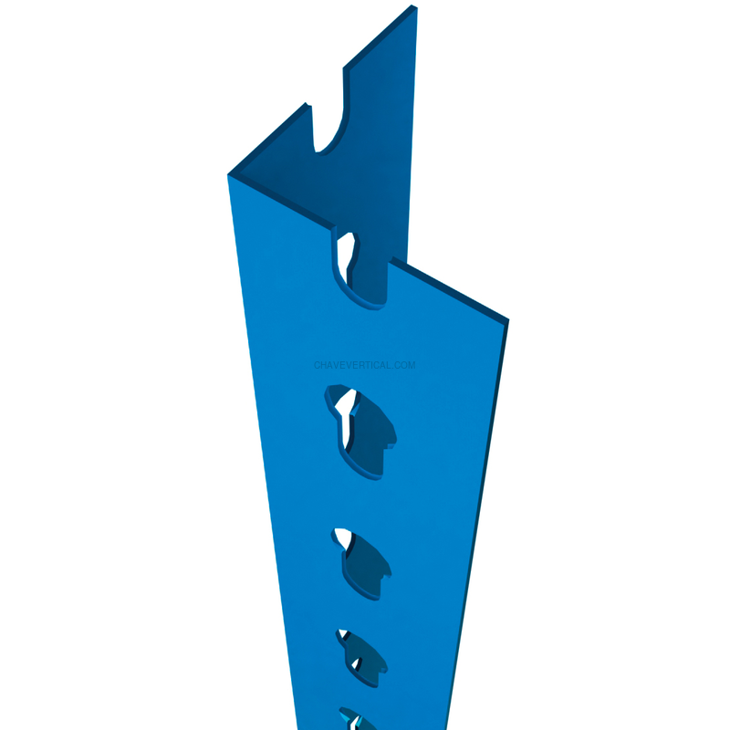 Acessório para Sistema de Arrumação PERFIL SCLICK P/35 2000 AZUL - 2000 x 33,5 x 33,5 mm