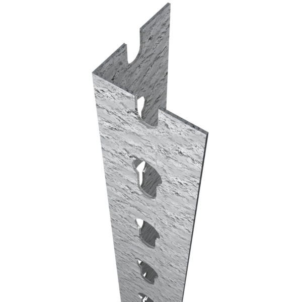 Acessório para Sistema de Arrumação PERFIL SCLICK P/35 3000 Galvanizado - 3000 x 33,5 x 33,5 mm