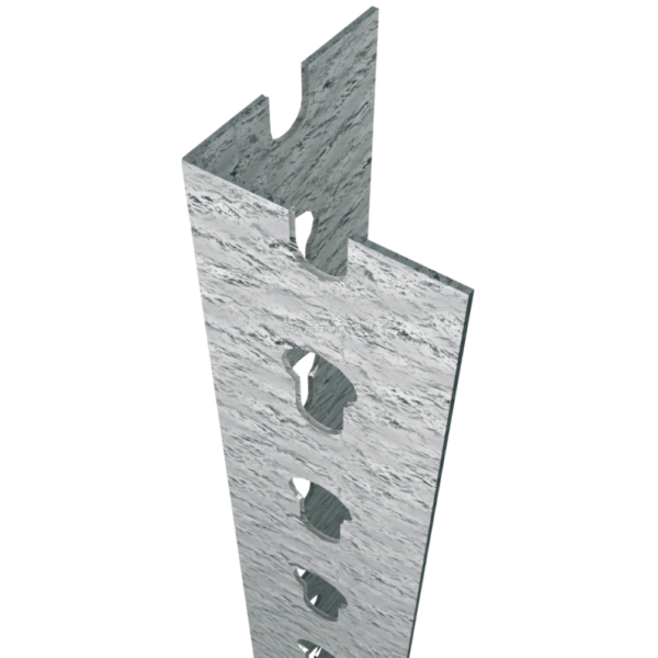Acessório para Sistema de Arrumação PERFIL SCLICK P/40 1000 Galvanizado - 1000 x 39 x 39 mm
