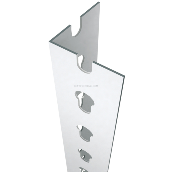 Acessório para Sistema de Arrumação PERFIL SCLICK P/40 3500 Branco - 3500 x 39 x 39 mm