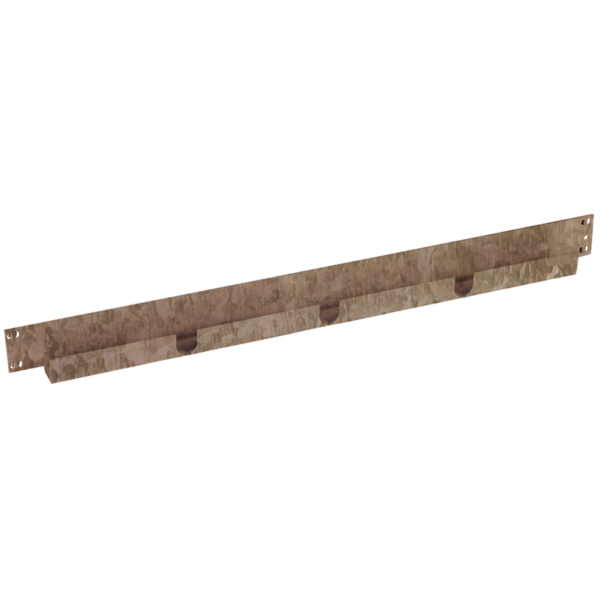 Acessório para Sistema de Arrumação Suporte (2 UND) 3 BARRA 600 mm Galvanizado - 600 x 65 x 30 mm