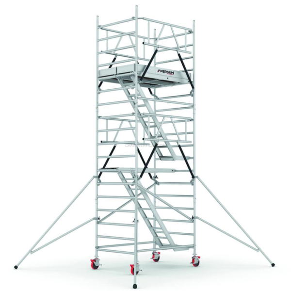 Andaime Altezza Top LE PERSUM 120×180 CM Altura de Trabalho 6,40 M