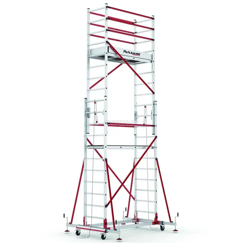 Andaime de Alumínio PERSUM Teletower T4 4,5m com Sistema Q-Lock