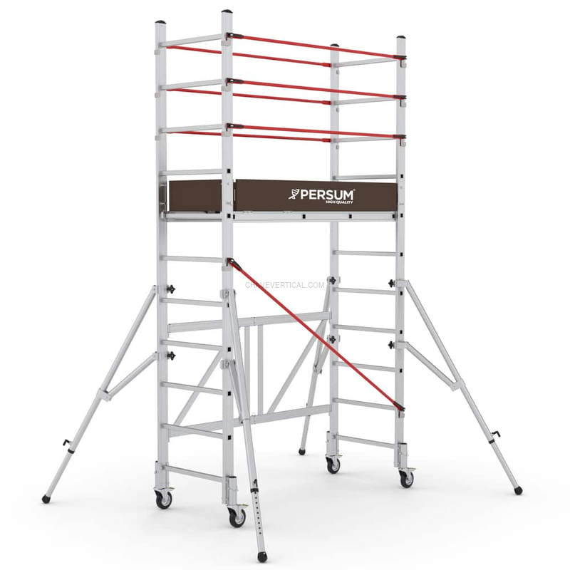 Andaime Modular de Alumínio All Flex PERSUM Altura de Trabalho 2,60 M