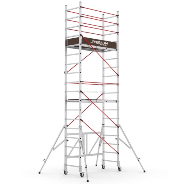 Andaime Modular de Alumínio All Flex PERSUM Altura de Trabalho 5,97 M