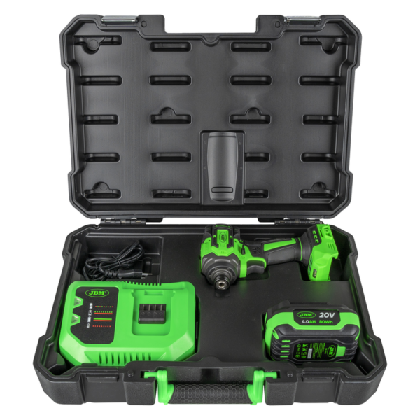 Aparafusadora de Impacto a Bateria 1/4" 230 Nm com Mala JBM