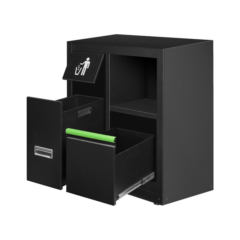Armário com 3 Gavetas e Suporte para Rolo de Papel JBM