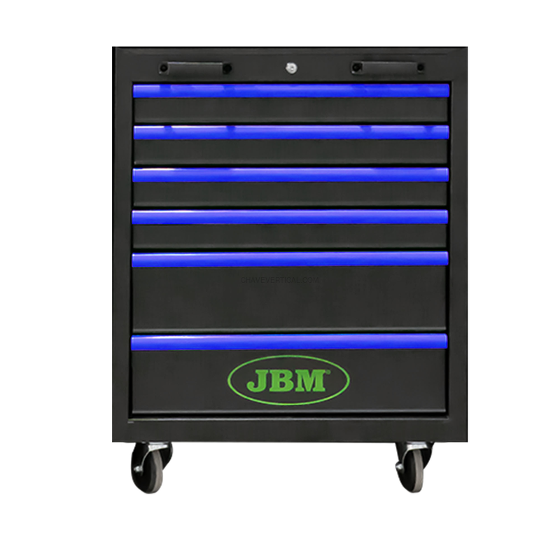 Armário de 6 Gavetas - Azul JBM