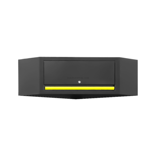 Armário de Parede de Canto - Amarelo JBM