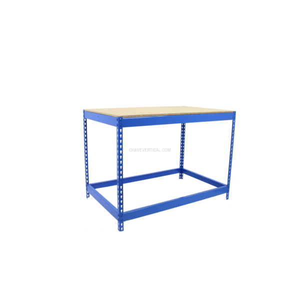 Bancada de Trabalho SIMONWORK BASIC 1 901275-1 AZUL/Madeira - 900 x 1200 x 750 mm