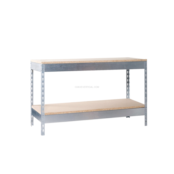 Bancada de Trabalho SIMONWORK BASIC 2 901290-2 Galvanizado/Madeira - 900 x 1200 x 900 mm