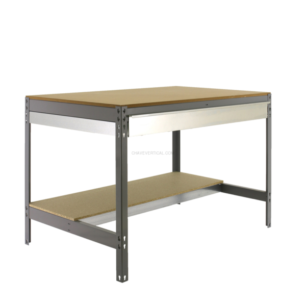 Bancada de Trabalho SIMONWORK BT0 BOX 900 Cinzento/Madeira - 842 x 910 x 610 mm