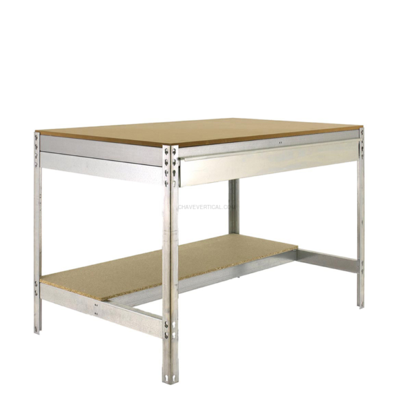 Bancada de Trabalho SIMONWORK BT0 BOX 900 Galvanizado/Madeira - 842 x 910 x 610 mm