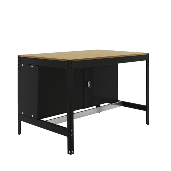 Bancada de Trabalho SIMONWORK BT0 CABINET 1200 Antracite/Madeira - 842 x 1210 x 760 mm