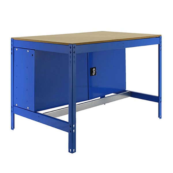 Bancada de Trabalho SIMONWORK BT0 CABINET 900 AZUL/Madeira - 842 x 910 x 610 mm