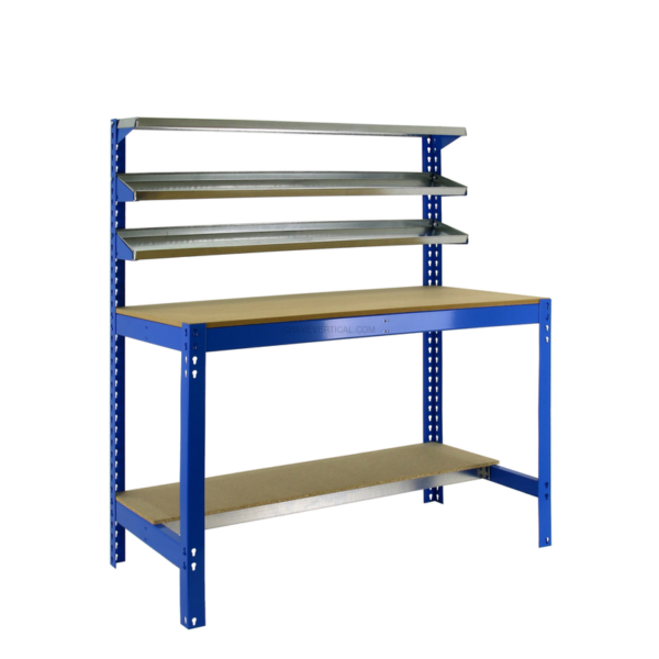 Bancada de Trabalho SIMONWORK BT1 1200 AZUL/Madeira - 1445 x 1210 x 610 mm