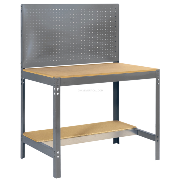 Bancada de Trabalho SIMONWORK BT2 1500 Cinzento/Madeira - 1445 x 1510 x 610 mm