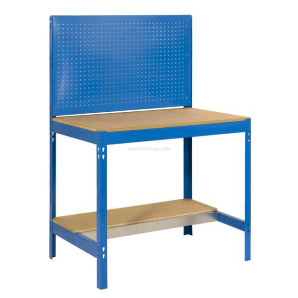 Bancada de Trabalho SIMONWORK BT2 900 AZUL/Madeira - 1445 x 910 x 610 mm