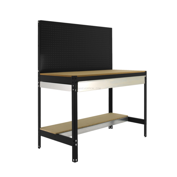 Bancada de Trabalho SIMONWORK BT2 BOX 900 Antracite/Madeira - 1445 x 910 x 610 mm