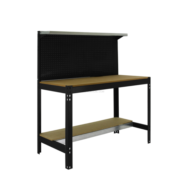 Bancada de Trabalho SIMONWORK BT3 1500 Antracite/Madeira - 1445 x 1510 x 610 mm