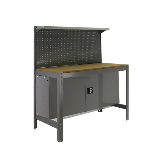 Bancada de Trabalho SIMONWORK BT3 CABINET 900 Cinzento/Madeira - 1445 x 910 x 610 mm