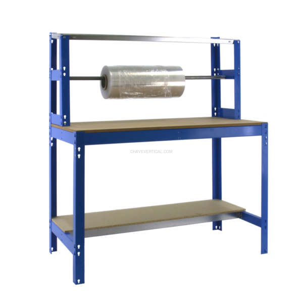 Bancada de Trabalho SIMONWORK BT4 900 AZUL/Madeira - 1445 x 910 x 760 mm