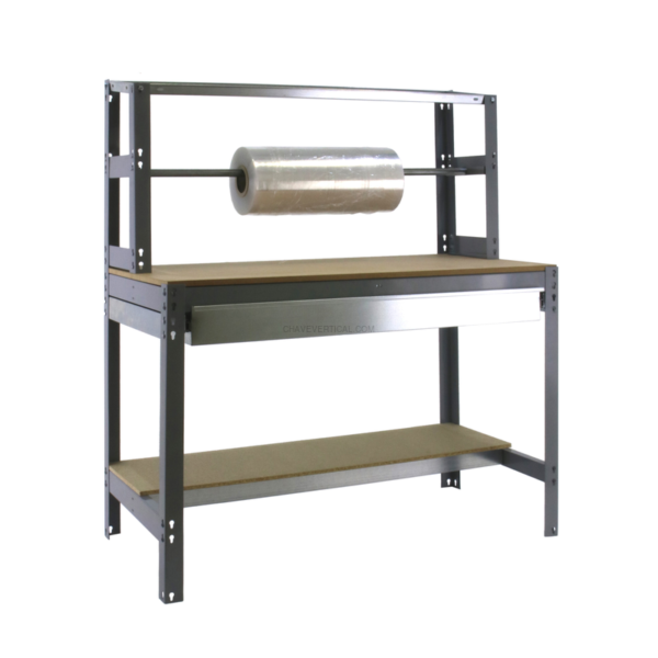 Bancada de Trabalho SIMONWORK BT4 BOX 1500 Cinzento/Madeira - 1445 x 1510 x 760 mm